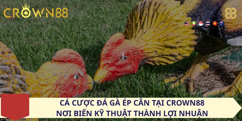 Cá Cược Đá Gà Ép Cân Tại Crown88 – Nơi Biến Kỹ Thuật Thành Lợi Nhuận