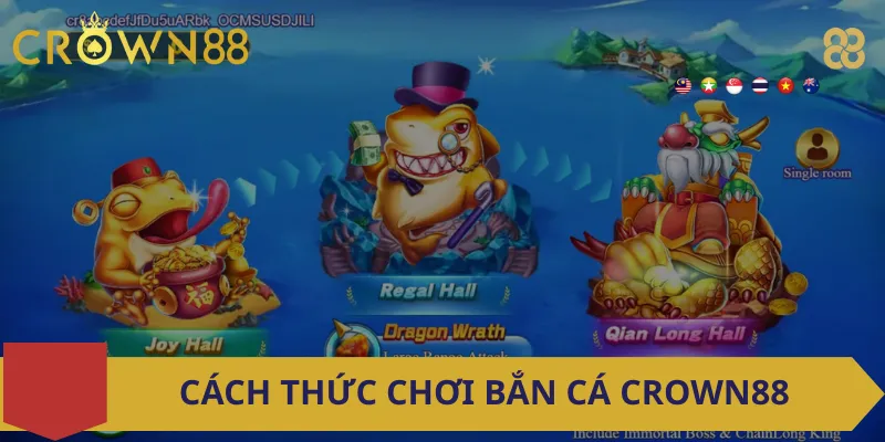 Cách Thức Chơi Bắn Cá Crown88