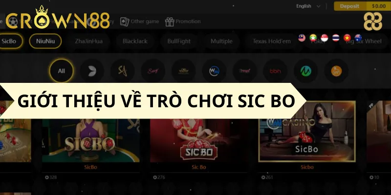 Giới Thiệu Về Trò Chơi Sic Bo