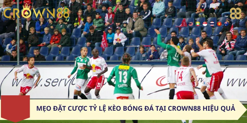 Mẹo đặt cược tỷ lệ kèo bóng đá tại Crown88 hiệu quả