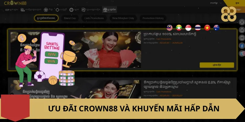 Ưu Đãi Crown88 và Khuyến Mãi Hấp Dẫn